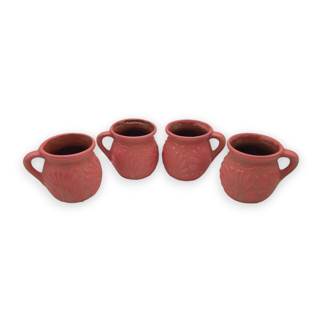 Pink Talavera Mug from The Talavera Hub featuring vibrant Mexican floral patterns on handmade ceramic with a classic shape.