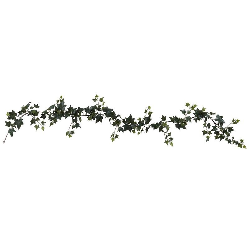 Set of four 6-foot artificial sage ivy garland silk plants by Nearly Natural, ideal for home and decor accents.