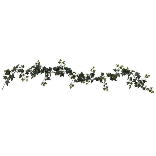 Set of four 6-foot artificial sage ivy garland silk plants by Nearly Natural, ideal for home and decor accents.