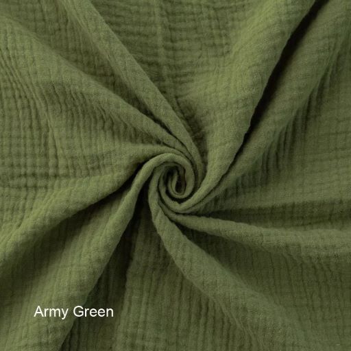 Organic cotton double gauze duvet cover for Snuggle Me infant lounger by Wendy Anne in army green, with a soft, textured fabric appearance.