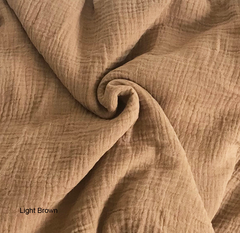 Organic cotton double gauze duvet cover for Snuggle Me infant lounger by Wendy Anne, light brown color, soft and breathable fabric