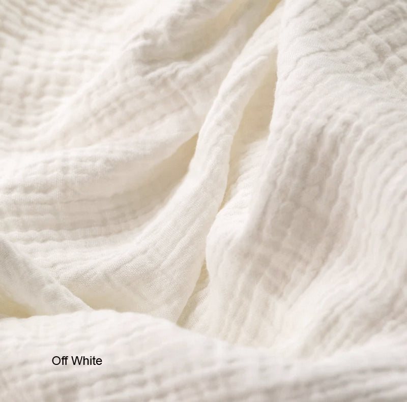 Organic cotton double gauze duvet cover for Snuggle Me infant lounger by Wendy Anne, in off-white color, featuring soft, breathable fabric.