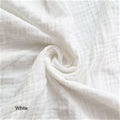 Organic cotton double gauze duvet cover for Snuggle Me infant lounger by Wendy Anne, featuring a soft, white slip cover with a cozy texture.