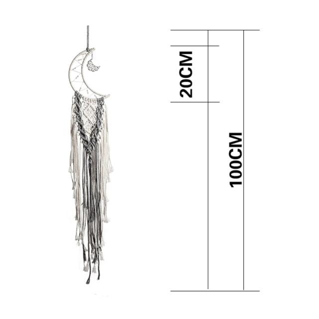 Stevvex leaf wall hanging dream catcher for home decor, with LED light, ideal for aesthetic bedroom or teenage dorm room decoration.